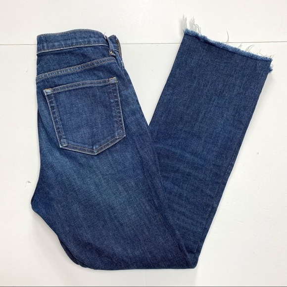 Everlane High Rise The Kick Crop Jean In Medium Washed - Picture 8 of 8
